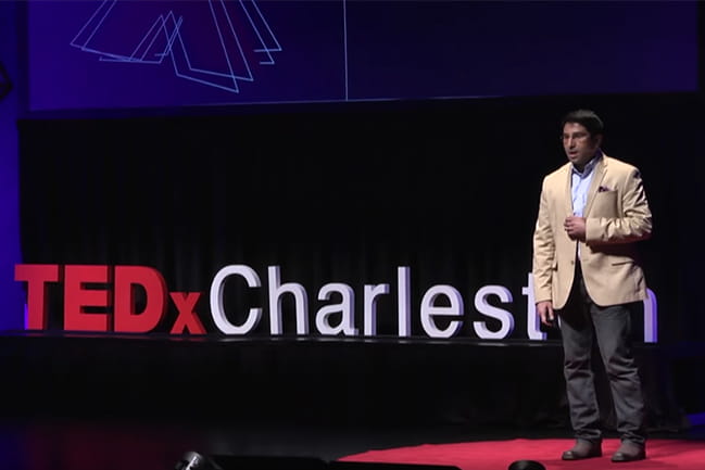 Satish Nadig speaks at TEDxCharleston