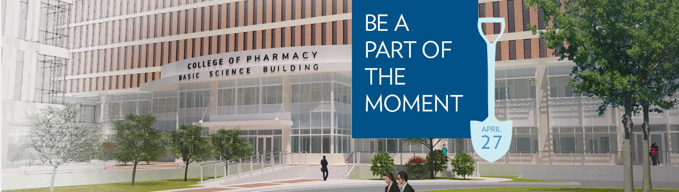 Rendering of the College of Pharmacy - Be A Part of the Moment